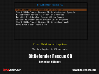 Hình ảnh 1 cho CD cứu hộ BitDefender