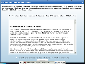 Hình 7 cho CD cứu hộ BitDefender