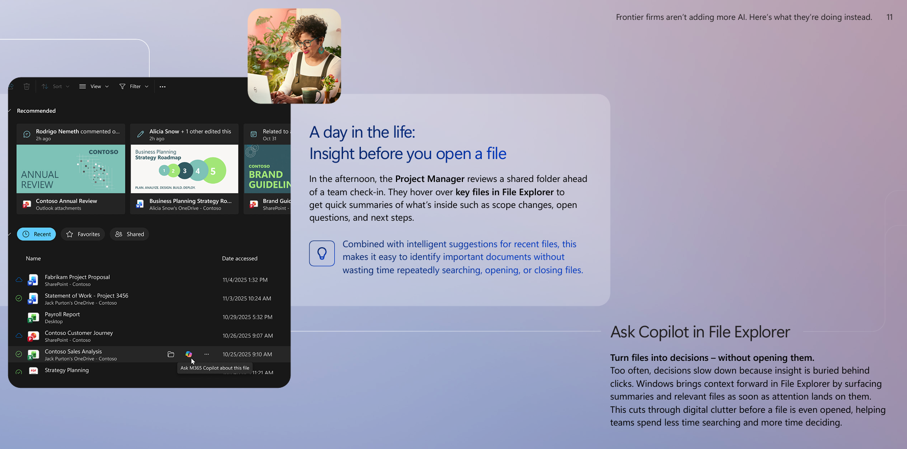 Hỏi Copilot trong File Explorer có trong sách điện tử của Microsoft