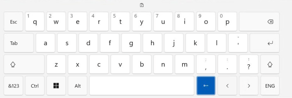 Dictation animations on the key, without an overlay