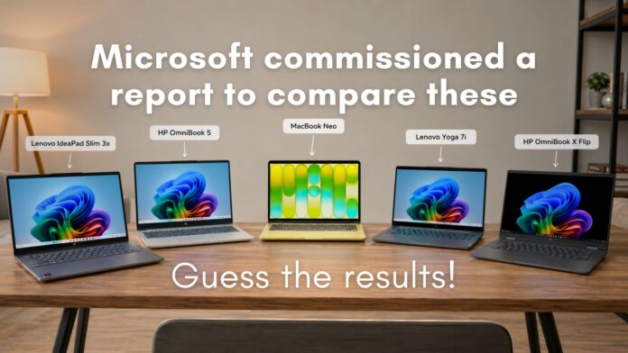 Microsoft ủy quyền cho Signal65 so sánh MacBook Neo với PC chạy Windows 11 và kết quả đúng như mong đợi