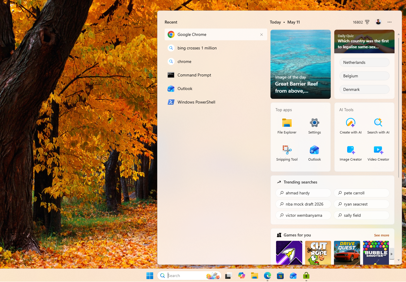 Microsoft không lãng phí bất kỳ cơ hội nào để giúp bạn sử dụng Bing