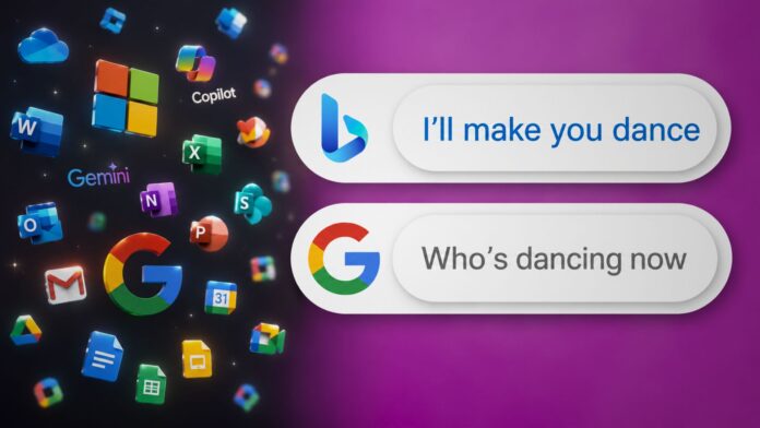 Microsoft once said they will make Google dance, but things haven't worked out well