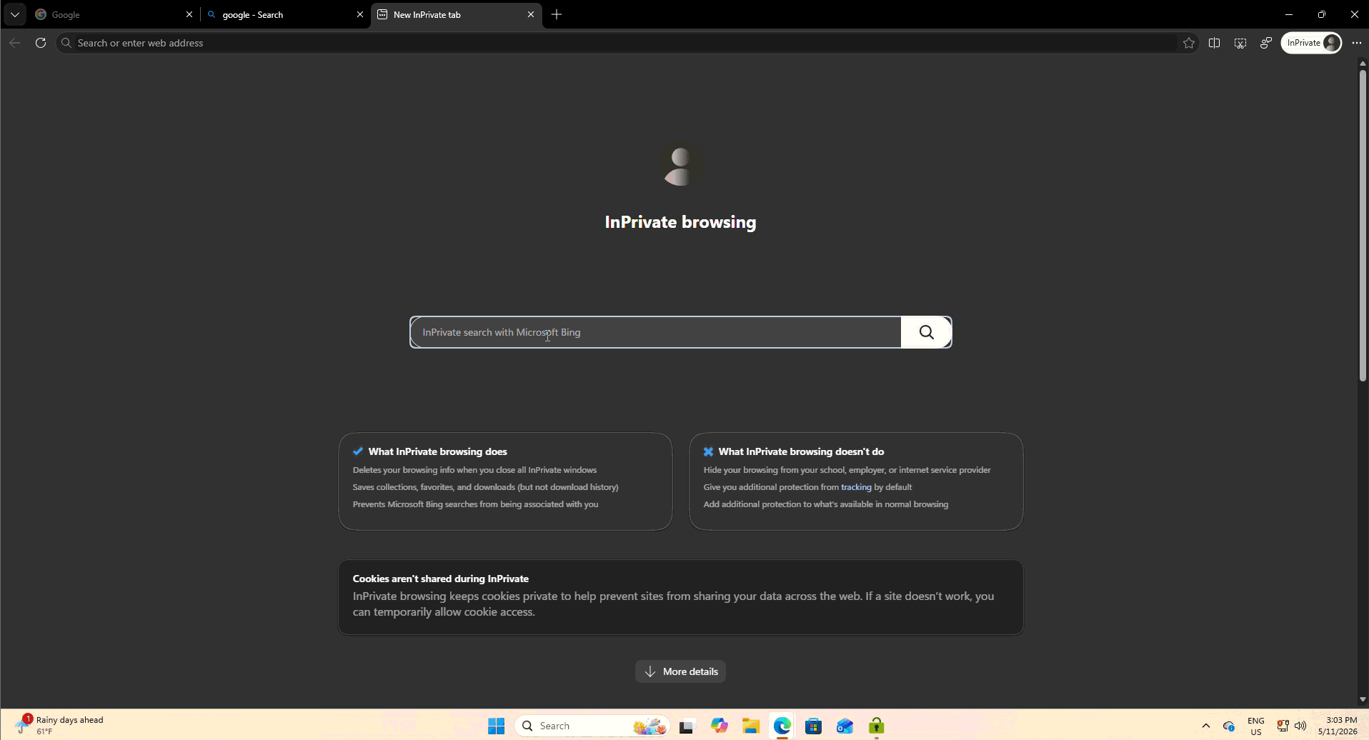 Tìm kiếm Google trên Bing