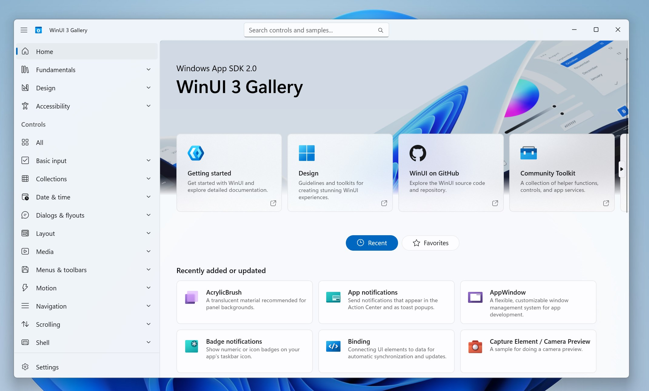 Thư viện WinUI 3