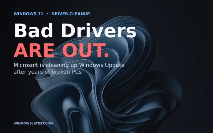 Trình điều khiển Windows 11 bị lỗi trong danh mục