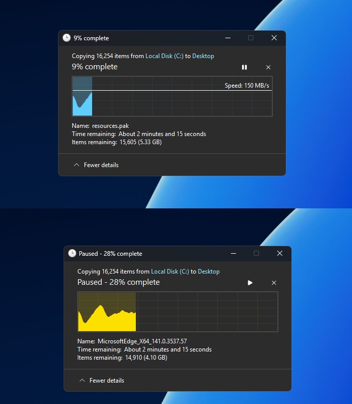 Chế độ tối của Windows 11 với màu sắc