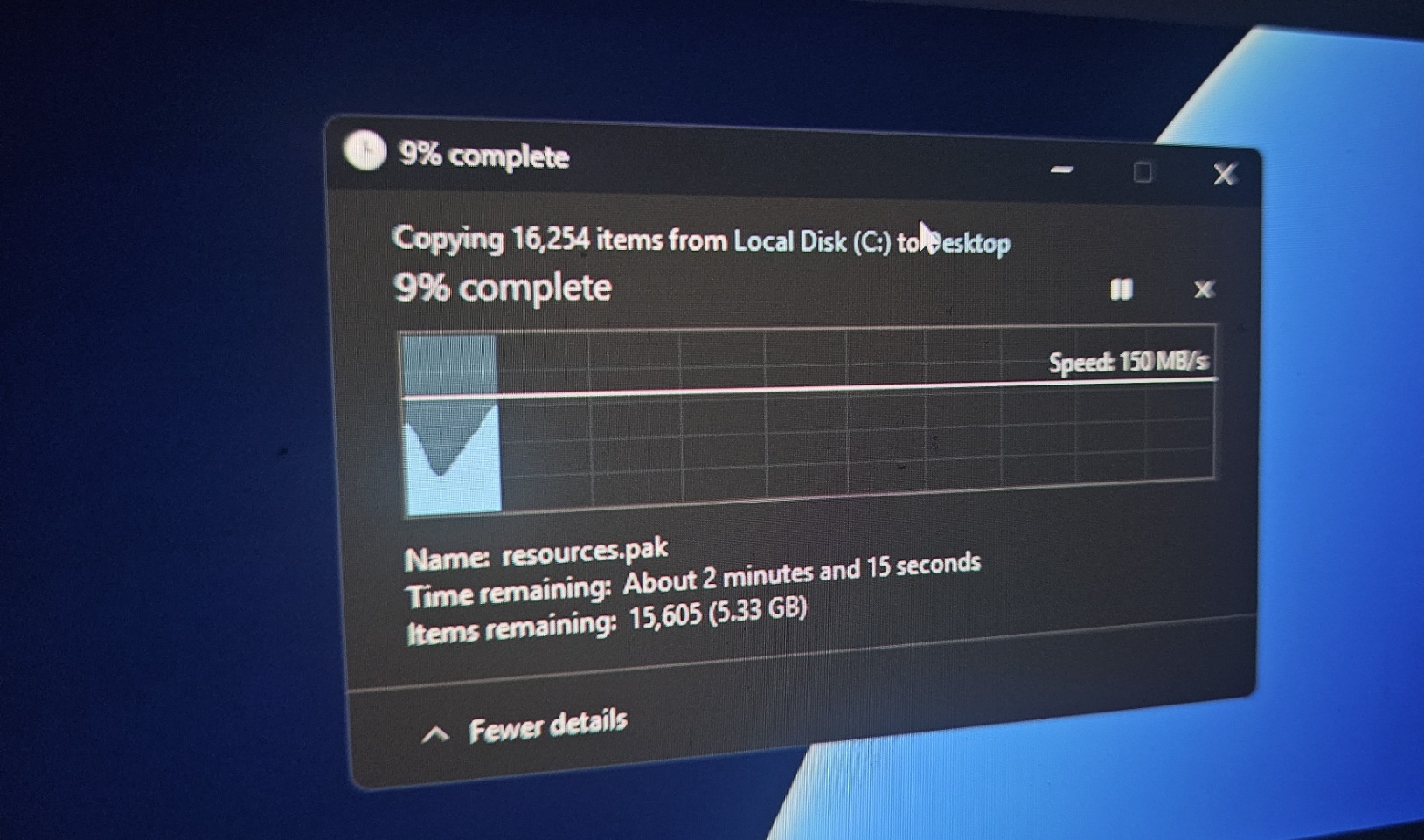Hỗ trợ hộp thoại chủ đề tối của Windows 11