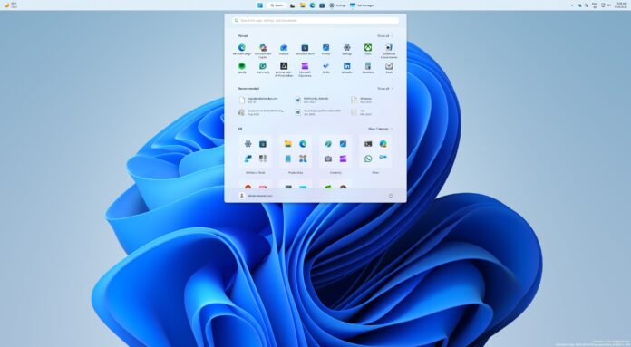 Vị trí menu Start mới của Windows 11