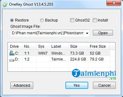 cach su dung onekey ghost