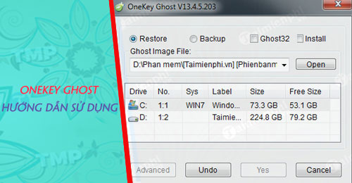 cach su dung onekey ghost