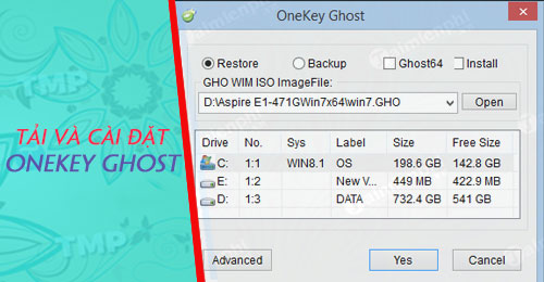 cach tai va cai dat onekey ghost