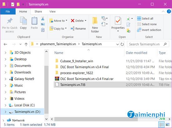 cach tao file ghost bang acronis true image 11