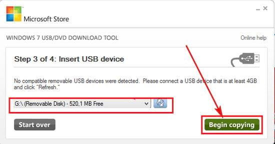 cach tao usb cai windows bang windows 7 usb download tool