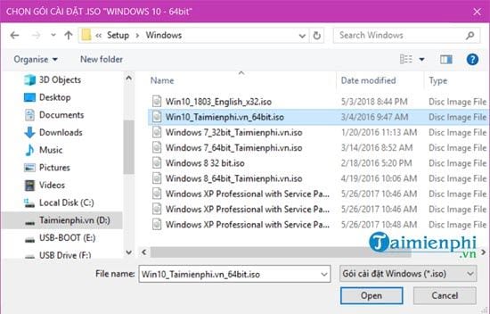 cach tao usb chua cung luc bo cai dat windows 10 8 7 xp 11