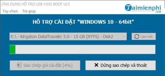 cach tao usb chua cung luc bo cai dat windows 10 8 7 xp 12