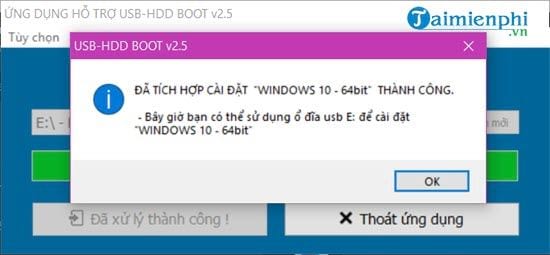 cach tao usb chua cung luc bo cai dat windows 10 8 7 xp 13