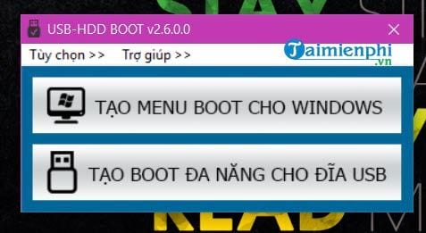 cach tao usb chua cung luc bo cai dat windows 10 8 7 xp 3