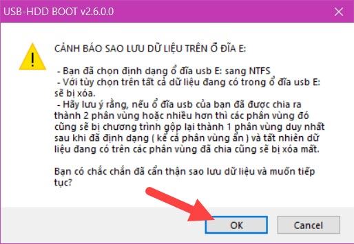 cach tao usb chua cung luc bo cai dat windows 10 8 7 xp 5