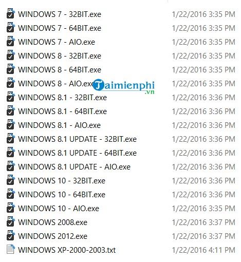 cach tao usb chua cung luc bo cai dat windows 10 8 7 xp 9
