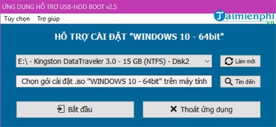 cach tao usb chua cung luc bo cai dat windows 10 8 7 xp 10