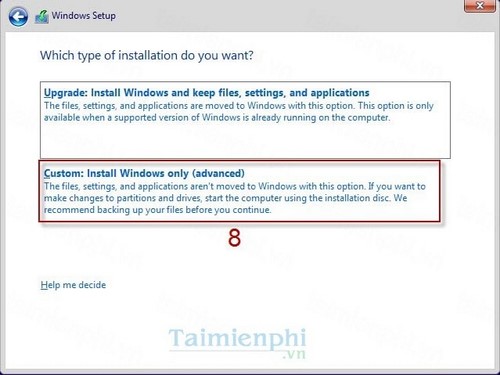 cach cai windows 10 online