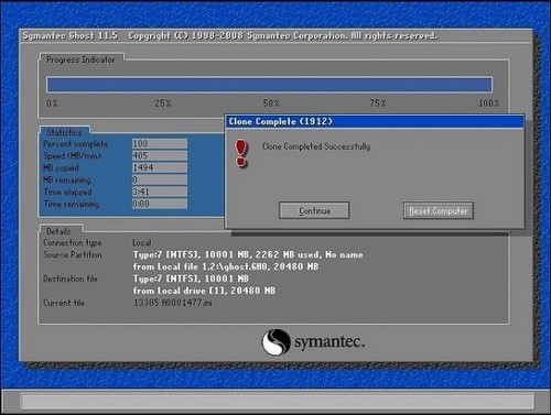 cach ghost windows 10 64bit