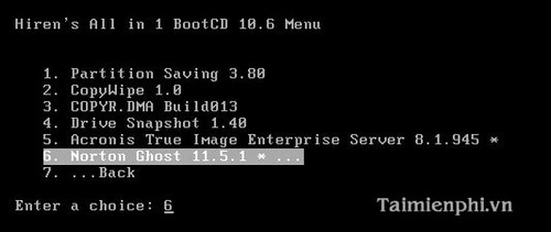 ghost windows 10 hiren boot