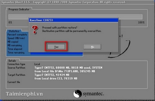 cach ghost win 7, ghost windows 7 bang dia hiren boot's cd