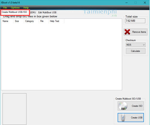 tao usb boot bang xboot