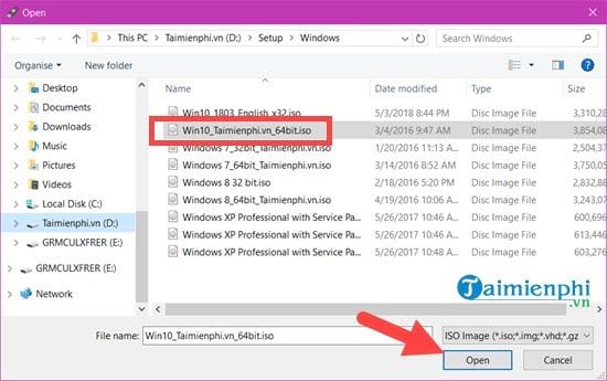 tao usb boot windows 10 bang rufus