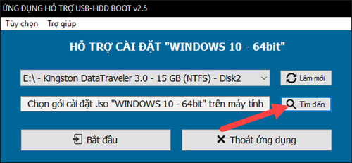 cai windows 10, 8.1, 7 tren cung usb