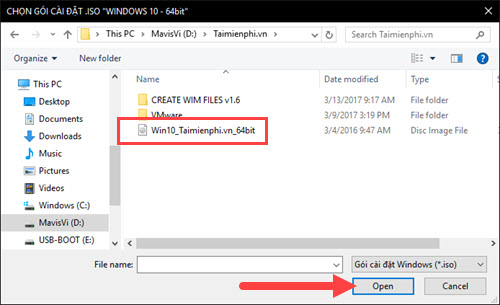 cai windows 10, 8.1, 7 tren cung usb