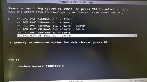 cai windows 10, 8.1, 7 tren cung usb