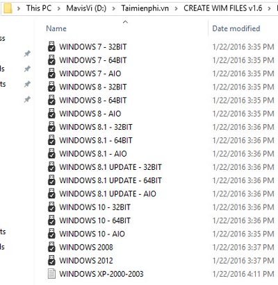 cai windows 10, 8.1, 7 tren cung usb