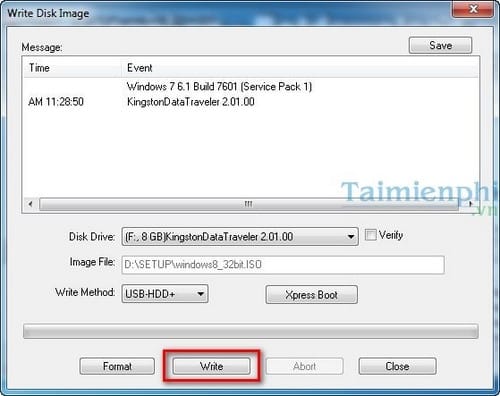 tao usb cai win 8.1 voi UltraISO