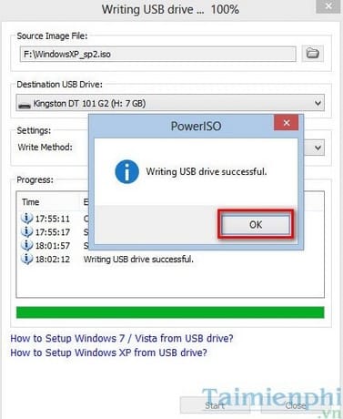 tao usb cai win 8.1 voi poweriso