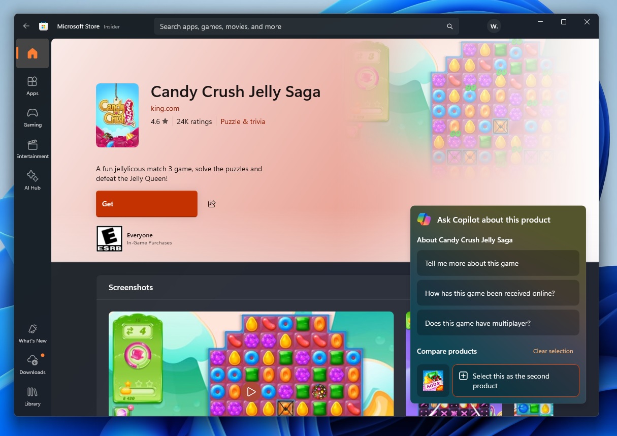 Phi công phụ trong Microsoft Store