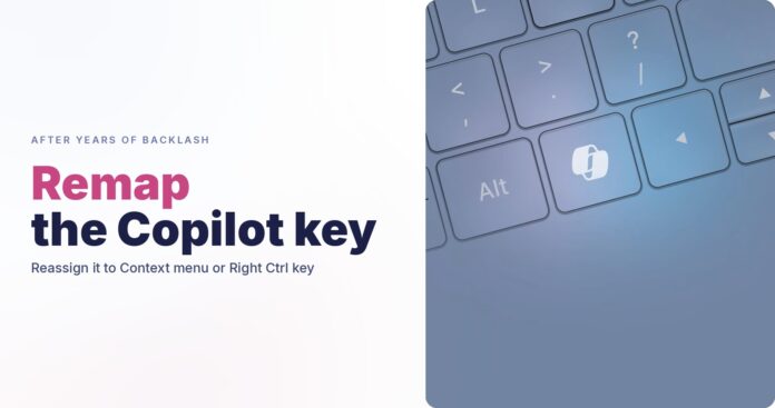 Copilot ánh xạ lại khóa trong Windows 11