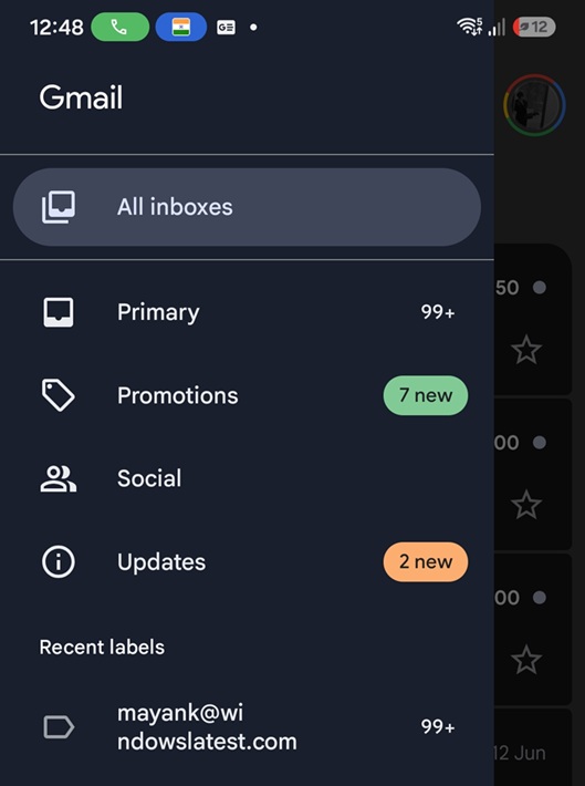 Gmail tất cả hộp thư đến