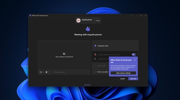 Hiệu suất và RAM của Microsoft Teams