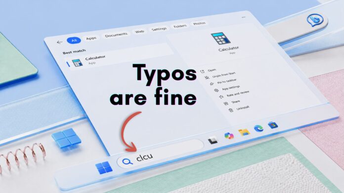 Microsoft cho biết Windows Search hiện hiển thị đúng ứng dụng ngay cả khi bạn viết sai chính tả