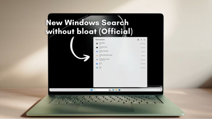 Tìm kiếm Windows 11 mới của Microsoft có các nút bật tắt để tắt kết quả web và ứng dụng Microsoft Store Tìm kiếm Windows 11 mới của Microsoft có các nút bật tắt để tắt kết quả web và ứng dụng Microsoft Store
