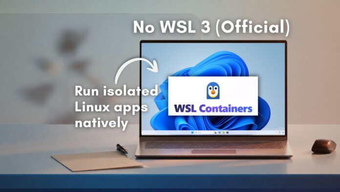Không có WSL 3, nhưng Bộ chứa WSL sắp ra mắt
