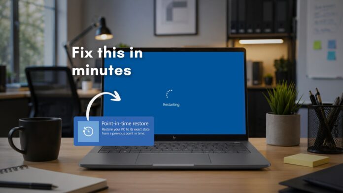 Khôi phục theo thời điểm giúp bạn khắc phục nhanh chóng các vòng lặp khởi động trong Windows 11