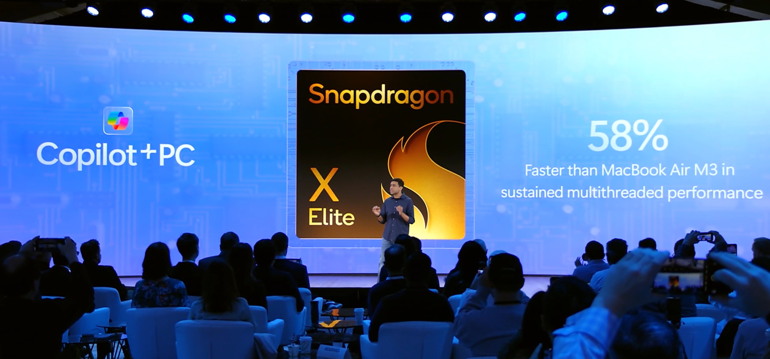 Snapdragon X Elite nhanh hơn MacBook