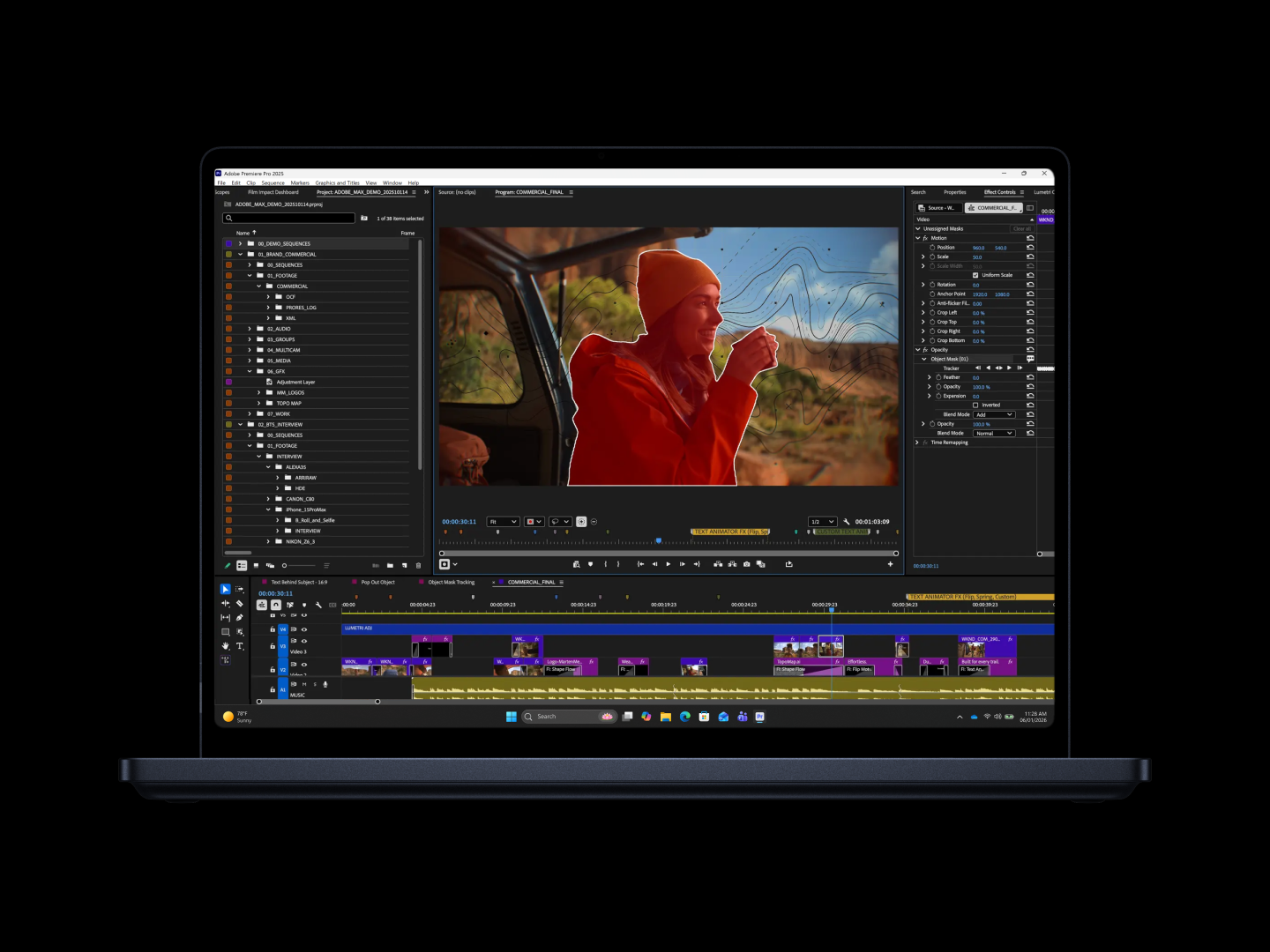 Surface Laptop Ultra để chỉnh sửa video