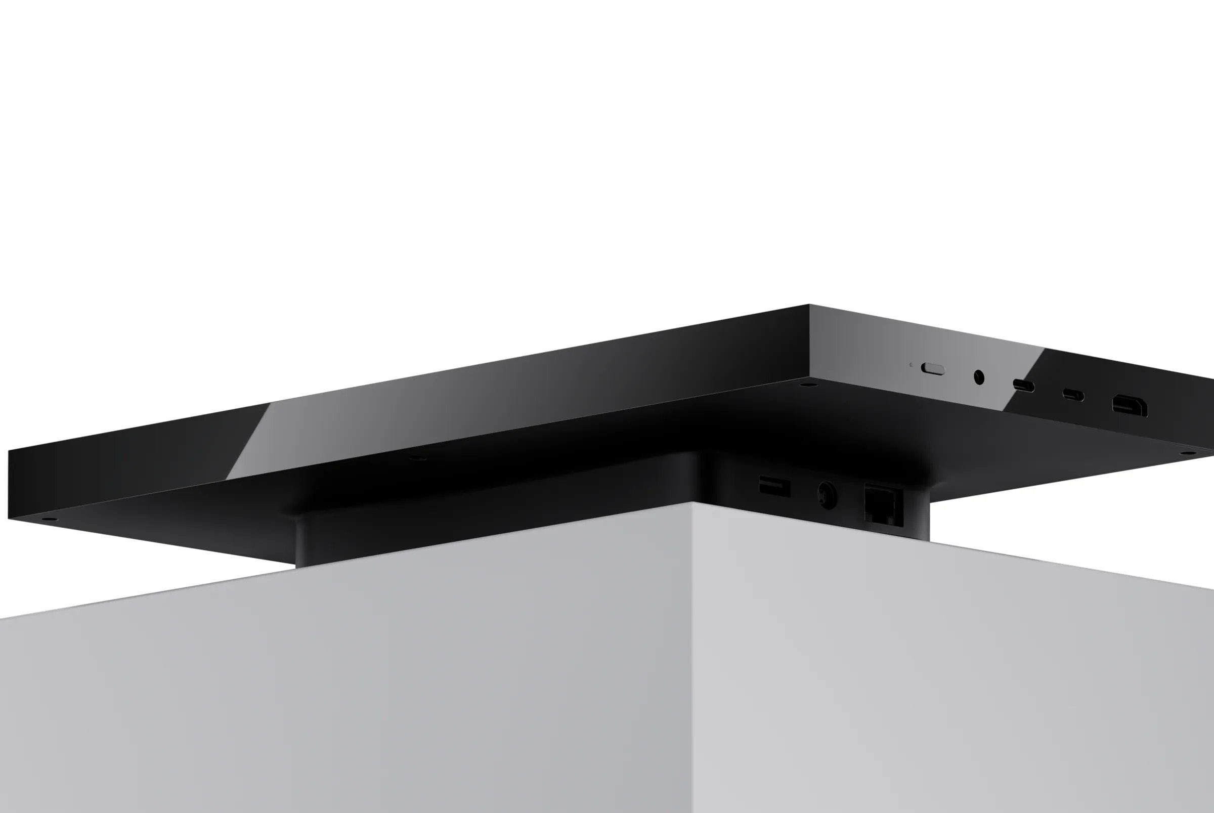 Surface RTX Spark Dev Box on a white platform