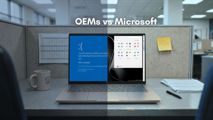 While Microsoft desperately fixes Windows 11, OEMs are breaking the OS with faulty updates While Microsoft desperately fixes Windows 11, OEMs are breaking the OS with faulty updates
