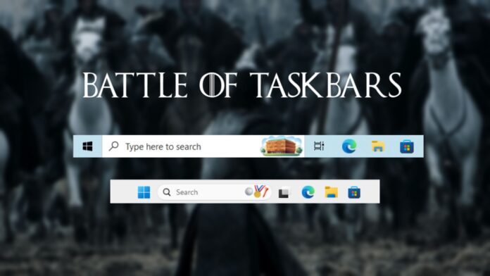 Windows 11 or Windows 10, which has the better Taskbar